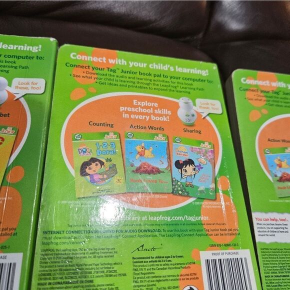 Lot of 3 Leap Frog Tag Junior books - Picture 6 of 7
